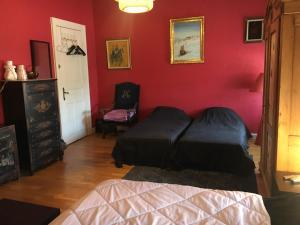 Posezení v ubytování Chambres Privatives Chez l'Habitant