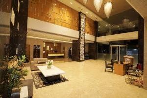 Posezení v ubytování Radisson Udaipur