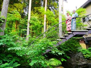 Zahrada ubytování Ichirino Kogen Hotel Roan