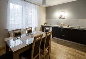 Kuchyňa alebo kuchynka v ubytovaní Apartamenty Pod Gondolą + 17 fotografií