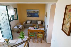 A seating area at House Myrtos
