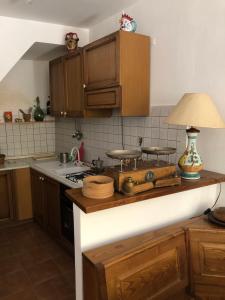 Kuhinja oz. manjša kuhinja v nastanitvi Il Riccio, Valle Roveto Country House
