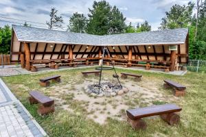 Vonkajšia záhrada v ubytovaní Bliżej Natury