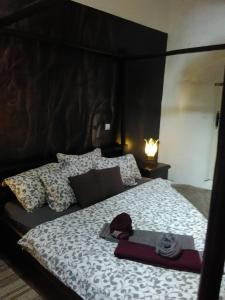 Ліжко або ліжка в номері Casa Rural in Fataga