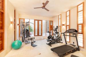 Fitness centrum a/nebo fitness zařízení v ubytování Hotel Ma'xanab Tulum