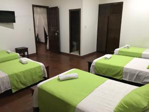 Hotel Las Nieves客房内的一张或多张床位