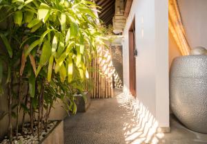 Ein Garten an der Unterkunft Seminyak Villa