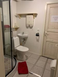 Koupelna v ubytování Süda Hostel