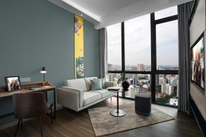 Citadines Balestier Singapore的休息区