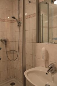 Koupelna v ubytování Hotel Stolteraa