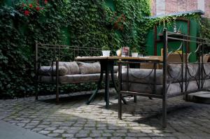 Patio nebo venkovní prostory v ubytování Stara Piekarnia