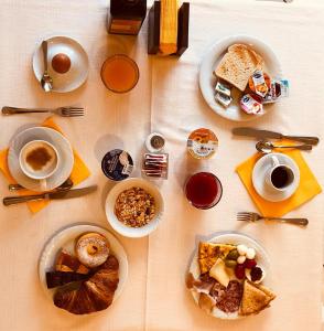 Opțiuni de mic dejun disponibile oaspeților de la Agriturismo Fontanelle