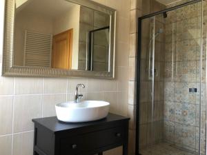 Koupelna v ubytování CHALUPA Honzík - VILLA Vrchlabí