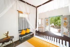 Posezení v ubytování Vihanga Village - Jungle retreat in Dambulla