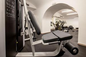 Fitness centrum a/nebo fitness zařízení v ubytování Gioberti Art Hotel