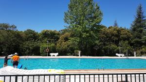 A piscina em ou perto de Camping Rural Ria de Arosa 2