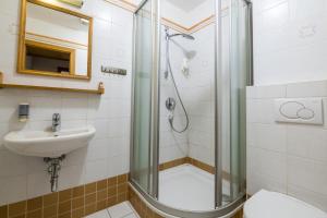 Koupelna v ubytování Horský Hotel Kohútka