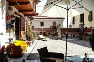 Patio nebo venkovní prostory v ubytování Residenza Tre Corone
