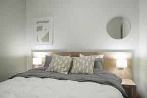 Postel nebo postele na pokoji v ubytování RUKA2103 CHALET