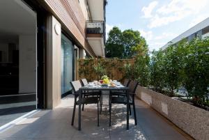 Un balcon sau o terasă la Apartment Hanni