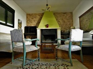 Ruang duduk di Casa Rural Brigido