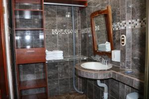 Vonios kambarys apgyvendinimo įstaigoje Cabinas Sueño Real