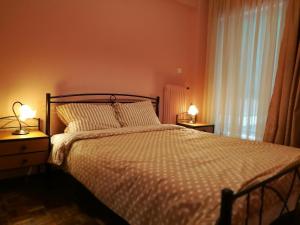 Postel nebo postele na pokoji v ubytování Platos Academy Apartment