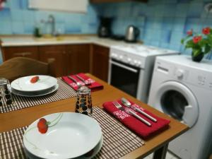 Kuchyň nebo kuchyňský kout v ubytování Platos Academy Apartment + 13 fotografií