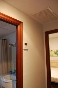 Koupelna v ubytování Casa de David