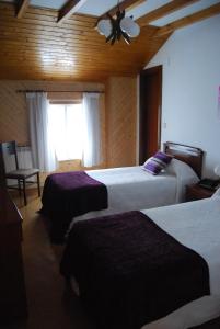 Postel nebo postele na pokoji v ubytování Hotel Abrego Reinosa