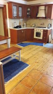 A kitchen or kitchenette at Chalupa Levandula