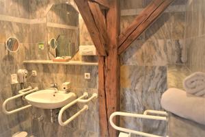 Koupelna v ubytování Hotel zum Bräu