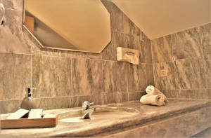 Koupelna v ubytování Hotel zum Bräu