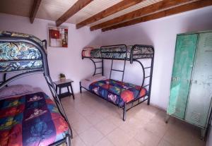 Litera o literas de una habitación en Diablito Atacama Hostel