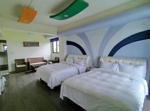 Krevet ili kreveti u jedinici u okviru objekta Shell Sand Homestay