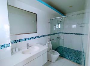 Kupatilo u objektu Shell Sand Homestay