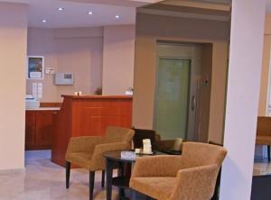 The lobby or reception area at Neon Studios