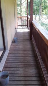 Balcó o terrassa a Pension Freizeitzentrum Sambachshof