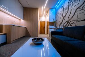 A seating area at Apartment Luna Hrebienok C111