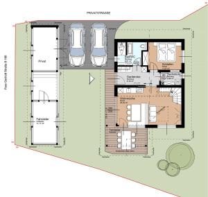 Plan piętra w obiekcie Chalet 164