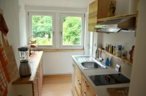 Kuchyň nebo kuchyňský kout v ubytování Ferienwohnung Frings in Havixbeck