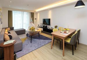 Atpūtas zona naktsmītnē Citadines Gaoke Liangjiang Chongqing
