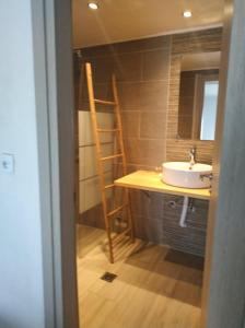 Koupelna v ubytování Aquarius Hotel