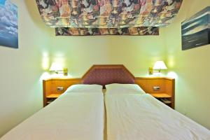 Postel nebo postele na pokoji v ubytování Hotel Viktoria