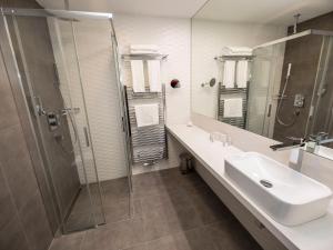 Koupelna v ubytování Hotel TAMMEL