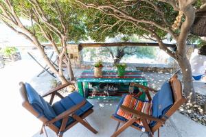 A garden outside Ikarian Endless Blue