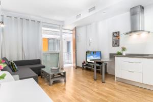 TV a/nebo společenská místnost v ubytování Apartment Malaga Center