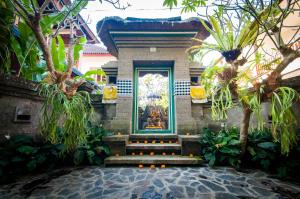 Zahrada ubytování Flamboyant Villa Ubud