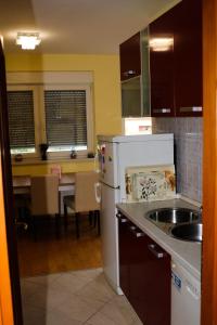 Kuchyňa alebo kuchynka v ubytovaní Apartman Klara + 6 fotografií