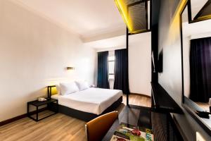 Katil atau katil-katil dalam bilik di Hotel Sentral Pudu @ City Centre / Bukit Bintang +25 gambar